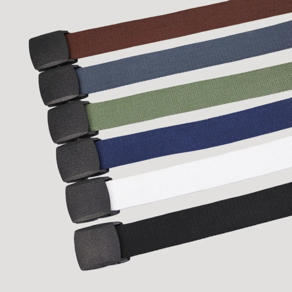3.8cm Men's Belt Outdoor Casual Canvas Belt Metal Free Training Tactical Belt With Pants Jeans Belt Sports For Men Women belts