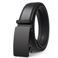 Automatic Buckle Belts for Men High Quality Brown/Black Genuine Leather Belts with Adjustable Ratchet Belt for Men