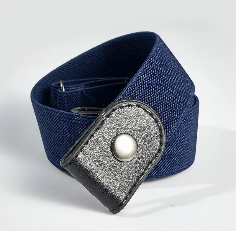 Buckle-Free Belt for Women Girls Jeans Pants Dress No Buckle Stretch Elastic Waist Belt, No Bulge, No Hassle Belts