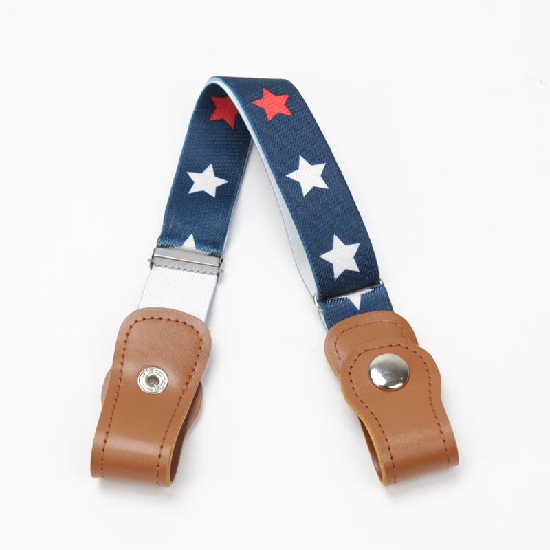 Canvas Children Elastic Belt Pants for Girls Boys Anti Deduction Belt Baby Nursery Essential 16 Colour Kid's Jeans Belt