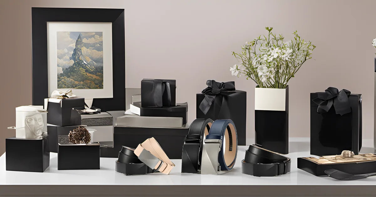 CHAOREN Brand Leather Belts for Men 115cm-135cm Automatic Belt with Ratchet Strap Top Quality Belts Luxury Belts for Men