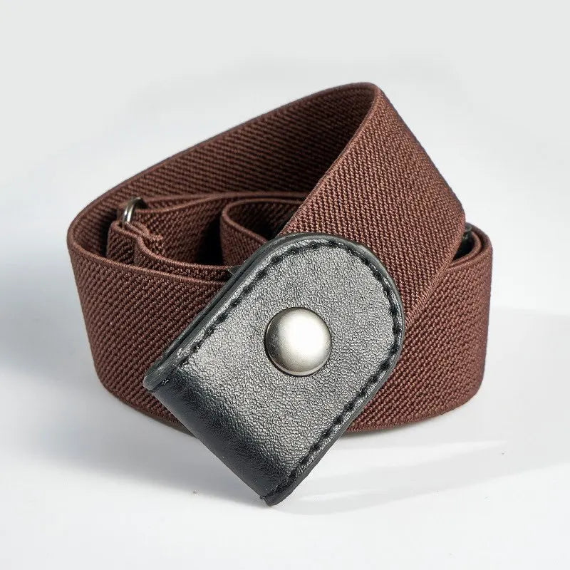 Buckle-Free Belt for Women Girls Jeans Pants Dress No Buckle Stretch Elastic Waist Belt, No Bulge, No Hassle Belts