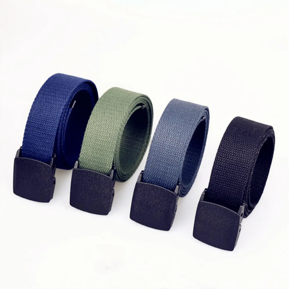 3.8cm Men's Belt Outdoor Casual Canvas Belt Metal Free Training Tactical Belt With Pants Jeans Belt Sports For Men Women belts
