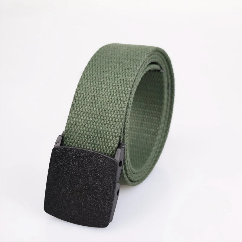 3.8cm Men's Belt Outdoor Casual Canvas Belt Metal Free Training Tactical Belt With Pants Jeans Belt Sports For Men Women belts